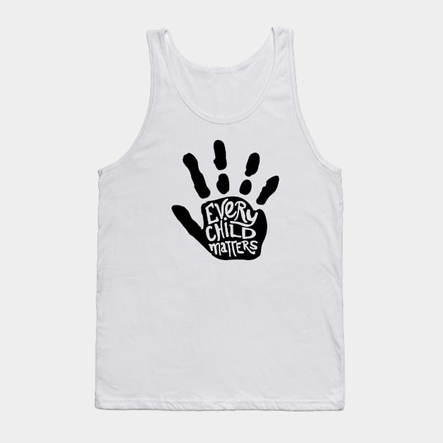 Every Child Matters Orange Shirt Day logo design Tank Top by JDawnInk